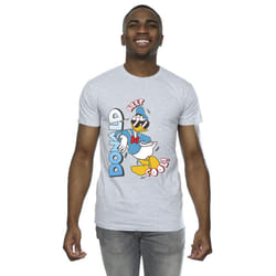 Disney Mens Donald Duck Cool T-Shirt - S, Sports Grey