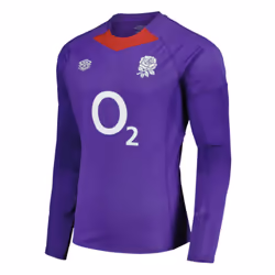 2024-2025 England Rugby Contact Drill Top (Violet) - M