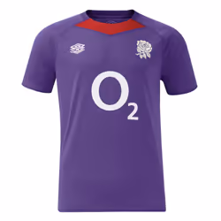 2024-2025 England Rugby Relaxed Training Jersey O2 (Violet) - L
