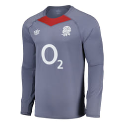 2024-2025 England Rugby LS Relaxed Training Jersey O2 (Grey) - S