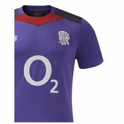 2024-2025 England Rugby Gym Tee (Violet) - S