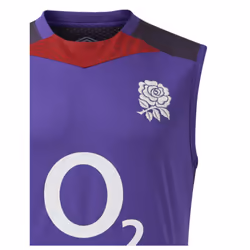 2024-2025 England Rugby Sleeveless Jersey O2 (Violet) - XL