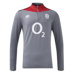 2024-2025 England Rugby Mid Layer Top (Grey) - S