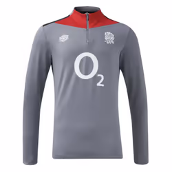 2024-2025 England Rugby Mid Layer Top (Grey) - XXL