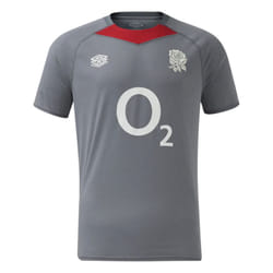 2024-2025 England Rugby Relaxed Training Jersey O2 (Grey) - Kids - LB