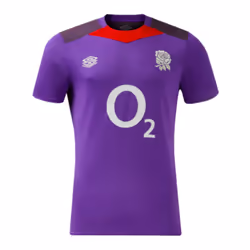 2024-2025 England Rugby Gym Tee (Violet) - Kids - LB