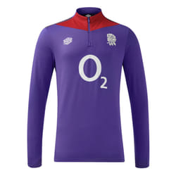2024-2025 England Rugby Mid Layer Top (Violet) - Kids - XLB
