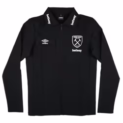 2024-2025 West Ham Presentation Jacket (Black) - 3XL