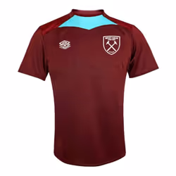 2024-2025 West Ham Training Jersey (Wine) - Kids - XLB