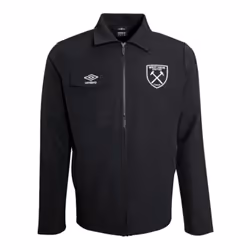 2024-2025 West Ham Presentation Jacket (Black) - Kids - XLB
