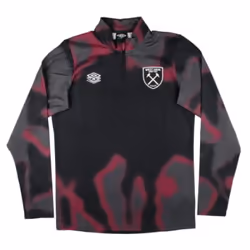 2024-2025 West Ham Warm Up Mid Layer (Black) - M