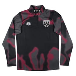 2024-2025 West Ham Warm Up Mid Layer (Black) - M