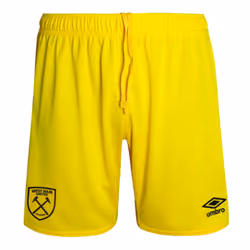 2024-2025 West Ham Away Goalkeeper Shorts (Yellow) - L