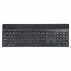 Targus EcoSmart, Wireless, Bluetooth, Scissor key switch, QWERTY, LED, Black