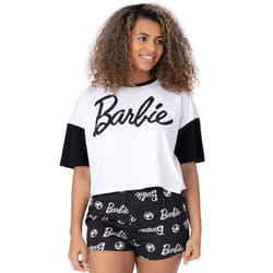 Barbie Short Sleeve Short Leg Pyjama Set (Womens Multicoloured) - Large