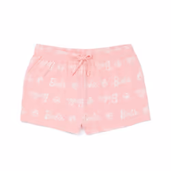 Barbie Vest and Shorts Pyjama Set (Womens Pink) - Small