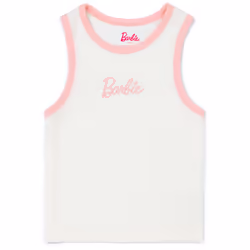 Barbie Vest and Shorts Pyjama Set (Womens Pink) - Small