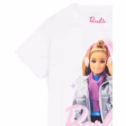 Barbie Short Sleeved T-Shirt (Girls White) - 11-12 Years