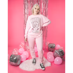 Barbie Sweatshirt (Womens Pink) - Medium