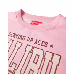 Barbie Sweatshirt (Womens Pink) - Large