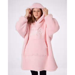 Barbie Blanket Hoodie (Girls Pink) - 6-8 Years