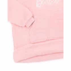 Barbie Blanket Hoodie (Girls Pink) - 9-13 Years