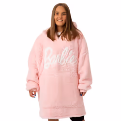 Barbie Blanket Hoodie (Womens Pink)