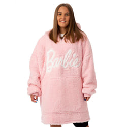 Barbie Blanket Hoodie (Womens Pink)