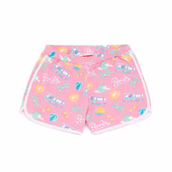 Barbie 2 Piece Towelling Co-ord (Girls Pink) - 5-6 Years