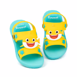 Baby Shark Sandals (Unisex Kids Yellow) - 5 UK