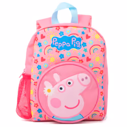 Peppa Pig 4 Piece Backpack Set (Girls Pink)