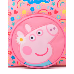 Peppa Pig 4 Piece Backpack Set (Girls Pink)