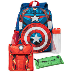 Marvel 4 Piece Backpack Set (Boys Blue)