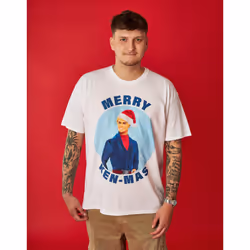 Barbie Short Sleeved T-Shirt (Mens White) - Small