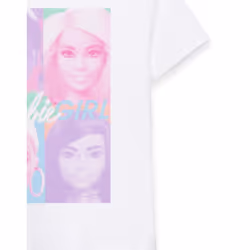 Barbie Short Sleeved T-Shirt (Girls White) - 5-6 Years