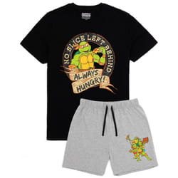 Teenage Mutant Ninja Turtles Short Sleeve Short Leg Pyjama Set (Mens Grey) - XX-Large
