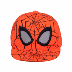 Marvel Spiderman Adjustable Curved Peak Cap (Boys Red)