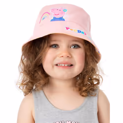 Peppa Pig Bucket Hat (Girls Multicoloured)