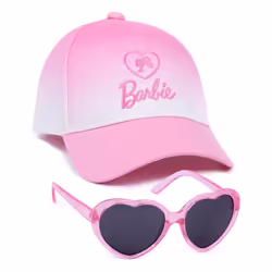 Barbie Cap and Sunglasses Set (Girls Pink)
