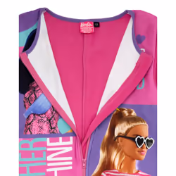 Barbie Onesie (Girls Pink) - 7-8 Years