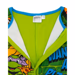 Teenage Mutant Ninja Turtles Onesie (Unisex Kids Green) - 3-4 Years