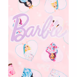 Barbie Short Sleeve Nightdress (Girls Pink) - 9-10 Years