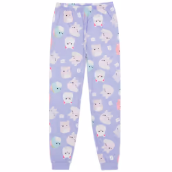 Squishmallows Short Sleeve Long Leg Pyjama Set (Unisex Kids Purple) - 8-9 Years