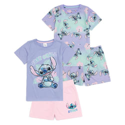 Disney Short Sleeve Short Leg Pyjama Set (Girls Multicoloured) - 7-8 Years