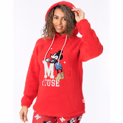 Disney Long Sleeve Long Leg Pyjama Set (Womens Red) - Small