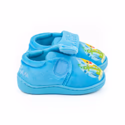 Baby Shark Velcro Loafer Slippers (Boys Blue) - 8 UK