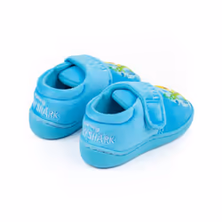 Baby Shark Velcro Loafer Slippers (Boys Blue) - 8 UK