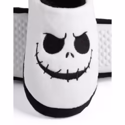The Nightmare Before Christmas Mule Slippers (Womens White) - 3-4 UK