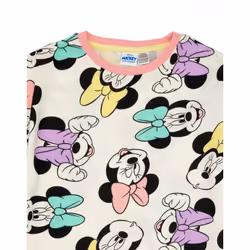 Disney Minnie Mouse Short Sleeve Short Leg Pyjama Set (Girls Multicoloured) - 3-4 Years