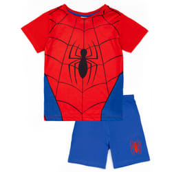 Disney Marvel Short Sleeve Short Leg Pyjama Set (Boys Blue) - 5-6 Years